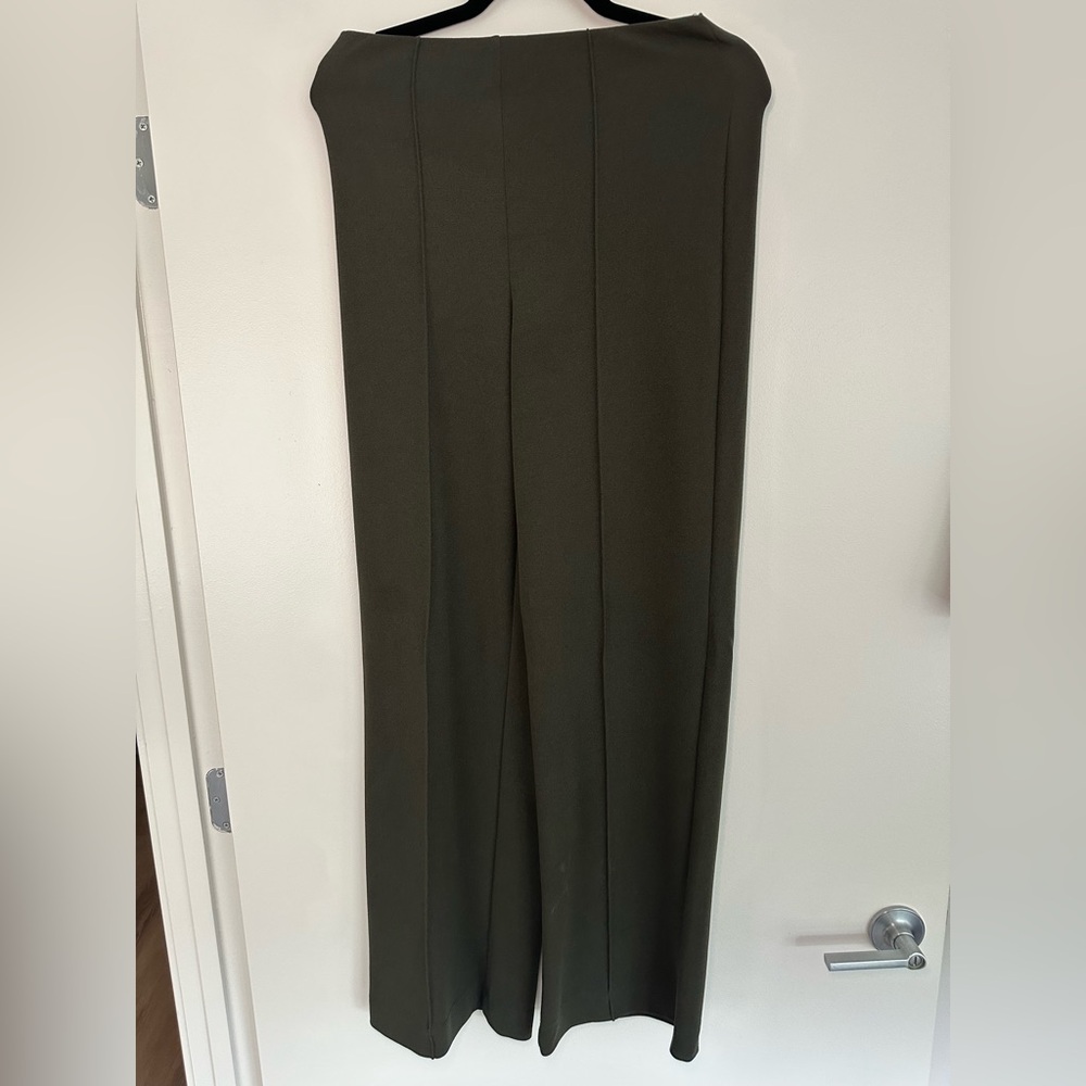 Vero Moda olive wide leg pants small